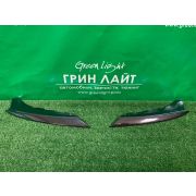 Ресницы для фары Corolla Fielder 2015-2020- WxB темный хром