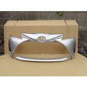 Бампер передний Toyota Vitz NSP135, 2017-2020 г, серебристый 1F7