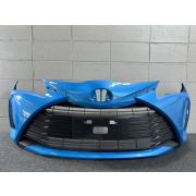 Бампер передний Toyota Vitz NSP135, 2017-2020 г, голубой 8Y3