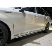 Боковые пороги для Toyota Corolla Axio / Corolla Fieder NZE164, 2012-2024 г, оригинал цвет серебристый 1F7, контрактные